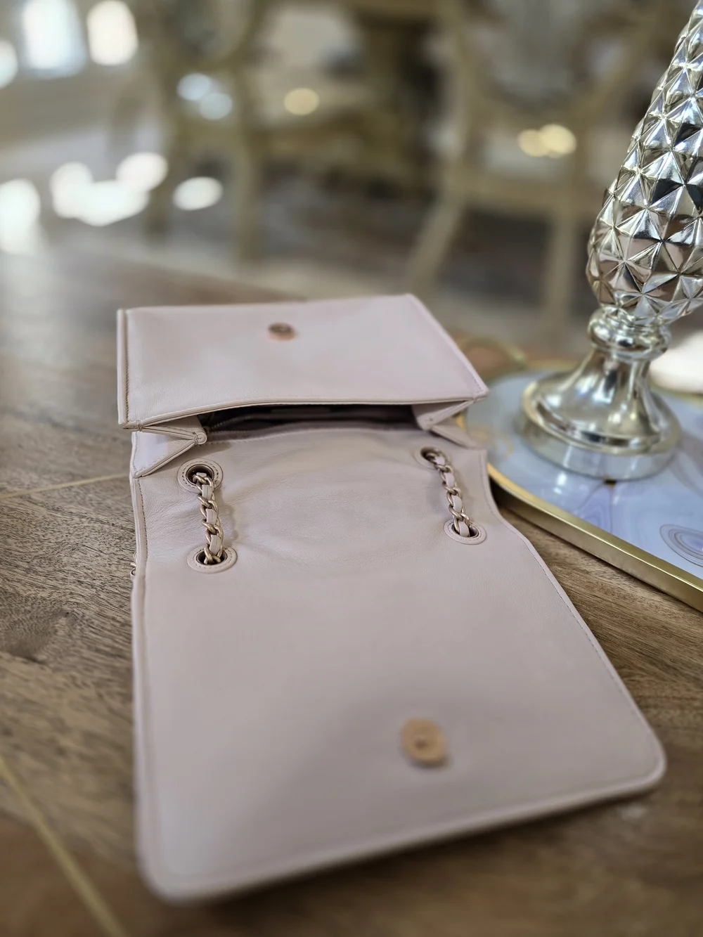 Tory Burch Pink Geo Patchwork Crossbody Bag